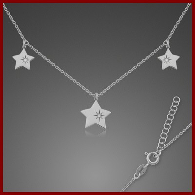 008430-201116-042--8430-42+3 Collier DIAMANT 925/- 