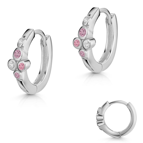 008191-201006--8191RHpi Creolen pink 925/- rhodiniert